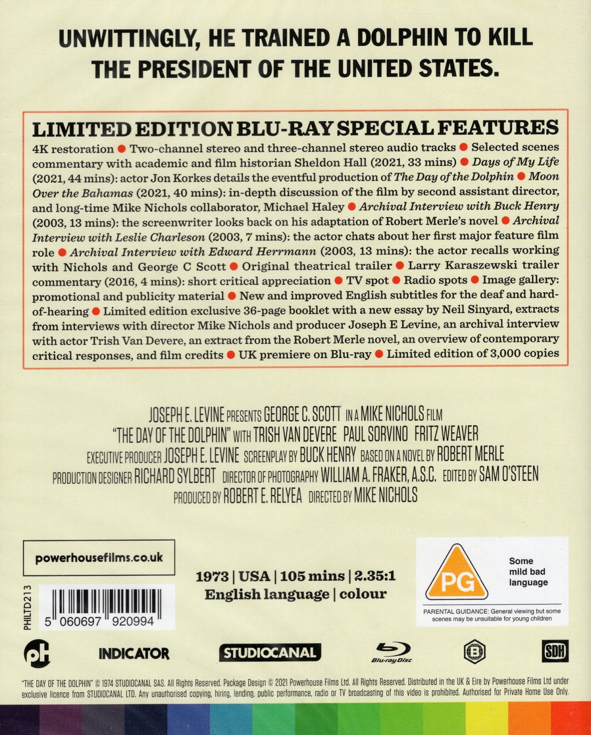 The Day of the Dolphin (Limited Edition) (ej svensk text) (Blu-ray) - 2