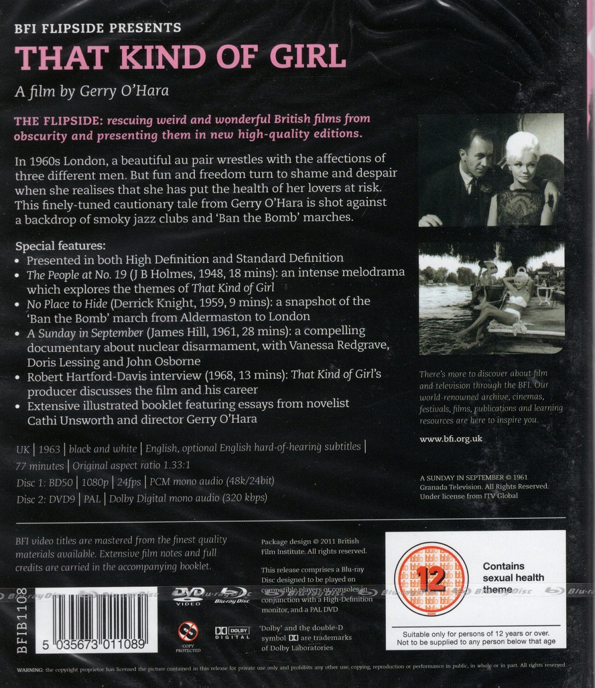 That Kind of Girl (ej svensk text) (Blu-ray + DVD) - 2
