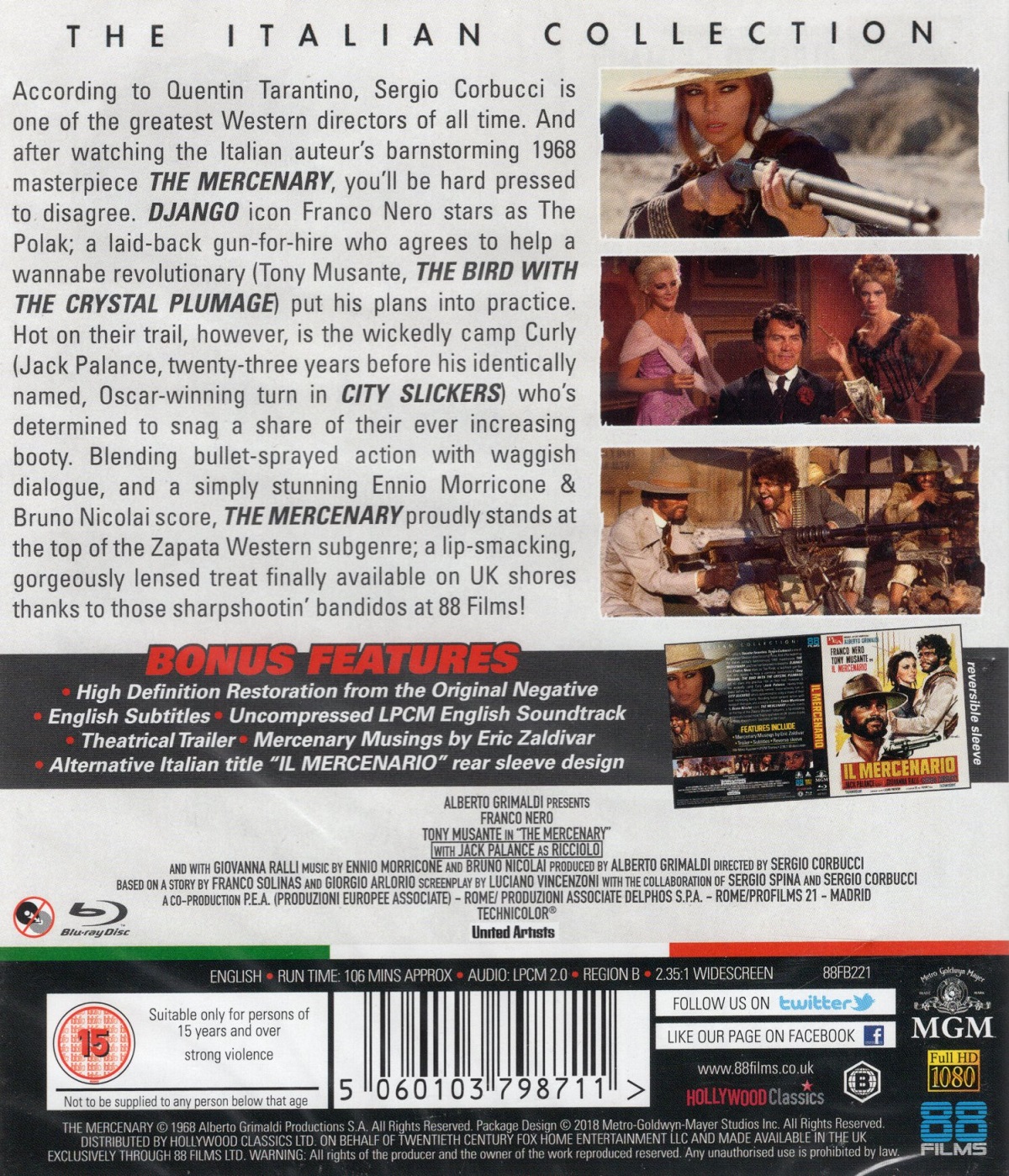 The Mercenary (ej svensk text) (Blu-ray) - 2