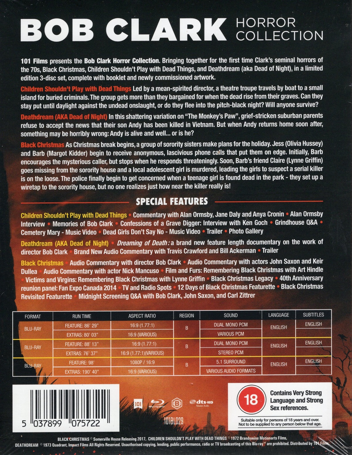 Bob Clark Horror Collection (Limited Edition) (ej svensk text) (Blu-ray) - 2