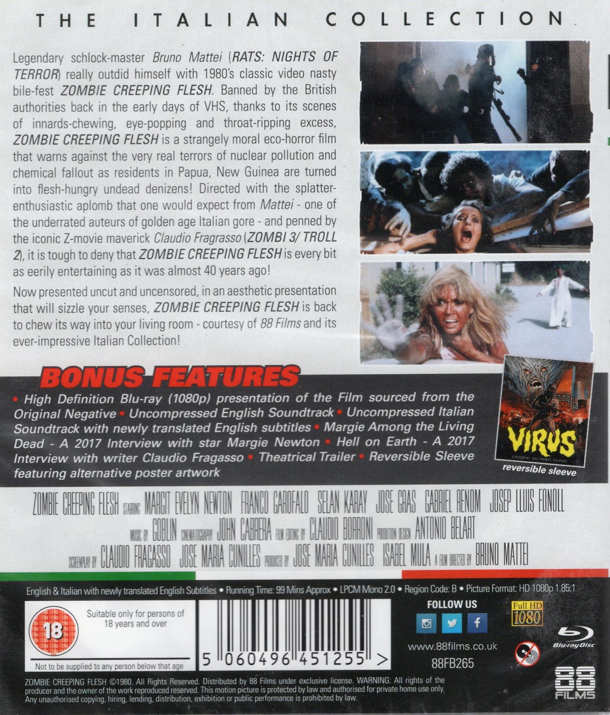 Zombie Creeping Flesh (ej svensk text) (Blu-ray) - 2
