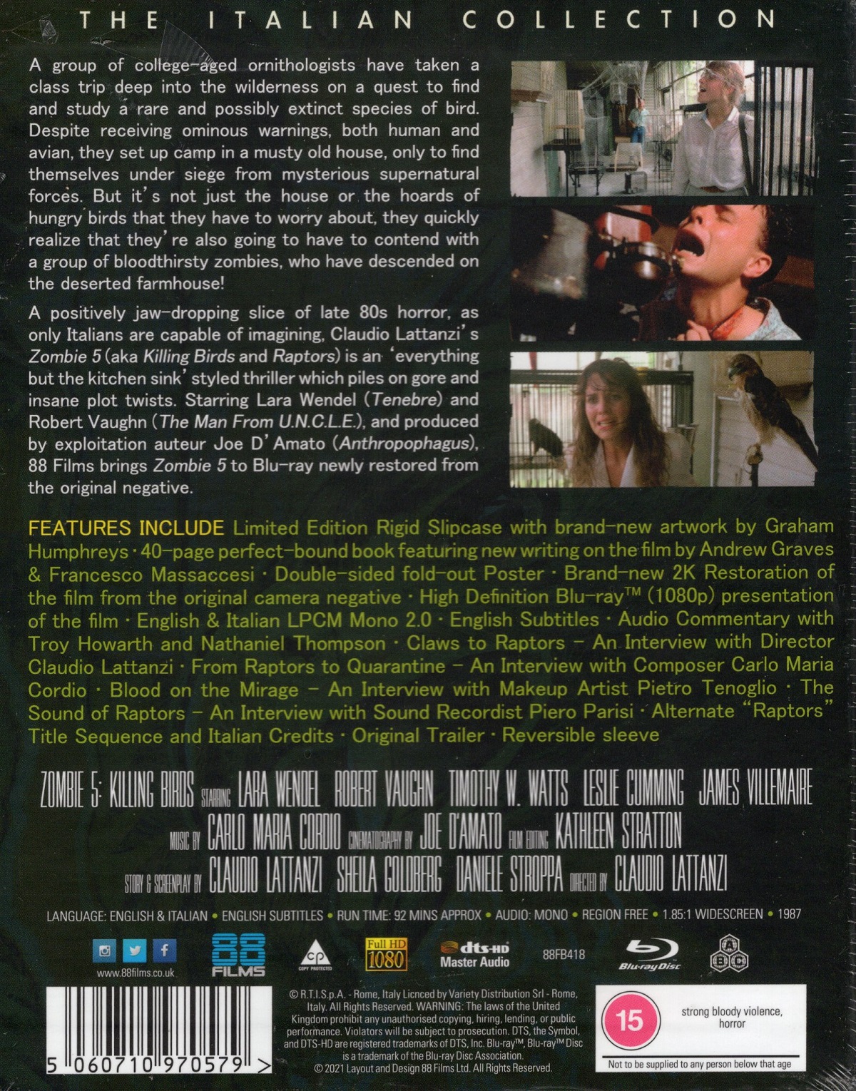 Zombie 5: Killing Birds (Limited Edition) (ej svensk text) (Blu-ray) - 2