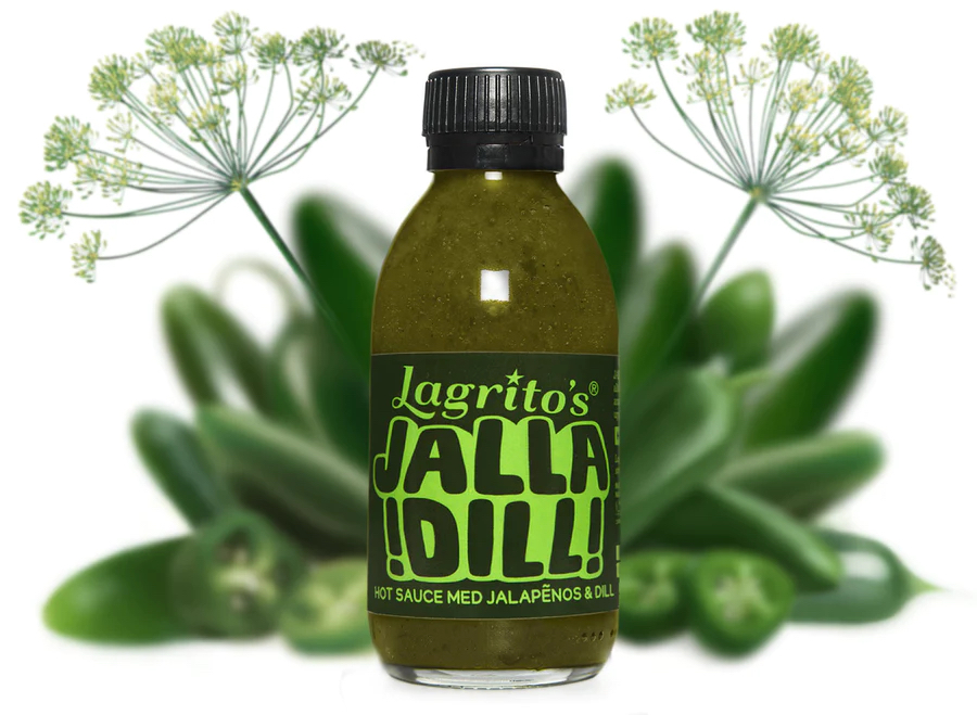 Lagrito´s Jalla Dill Hot Sauce med Jalapeno & Dill 150ml Actlife7