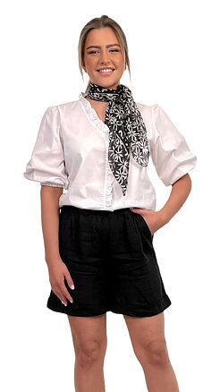 Iris Linneshorts - svart