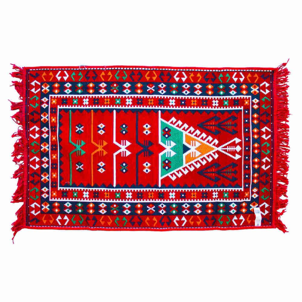 Kilim Rug 125 x 80 cm - Red