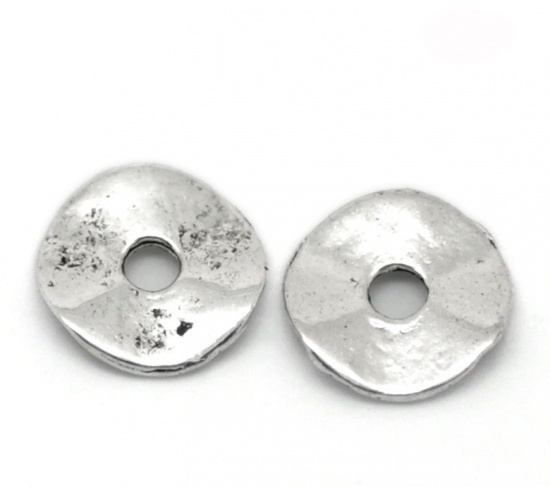 Mellandel/Pärla i platina, Vågig Disc - 2