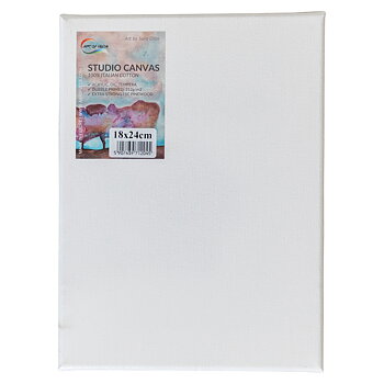 Stretched cotton canvas - Studio Canvas by Veda - 18 x 24cm