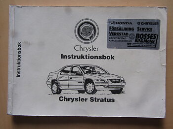 1999-2000 Chrysler Stratus Instruktionsbok svensk