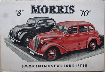 1950 Morris 8 & 10 Smörjningsföreskrifter