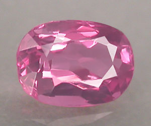 Piedra preciosa de espinela rosa vibrante natural rara de 0,60 ct de Tanzania