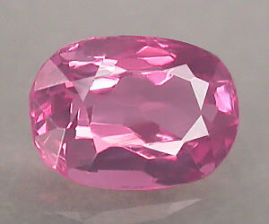 Piedra preciosa de espinela rosa vibrante natural rara de 0,60 ct de Tanzania