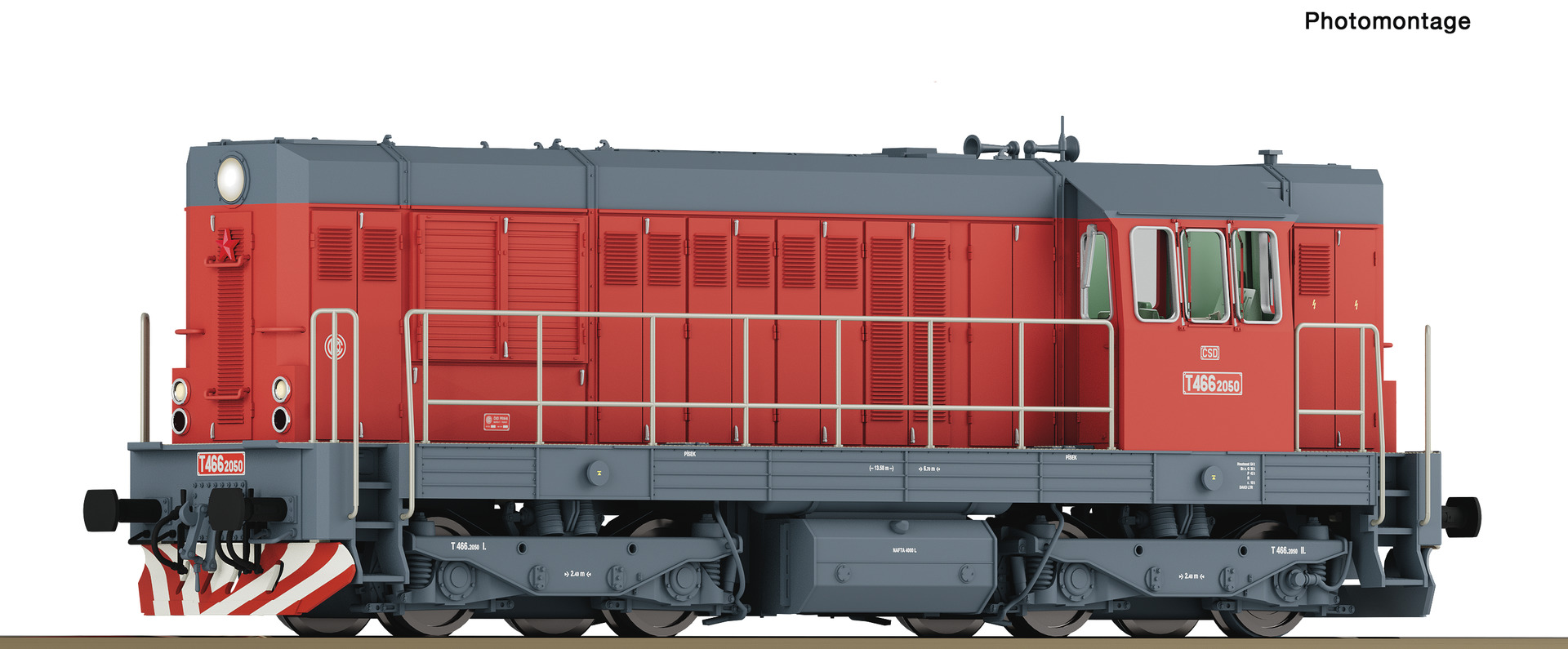 Dieselloco T466 . 2 CSD