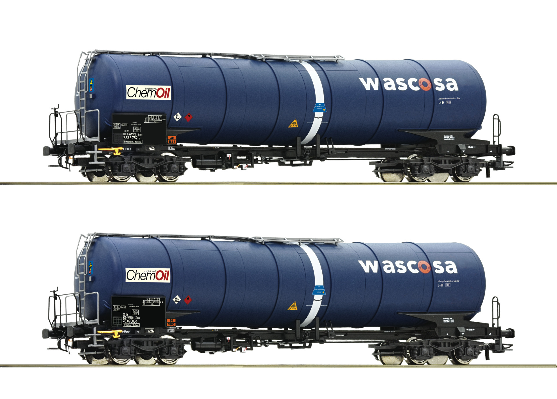 2pc. set Tank car . Chemo il