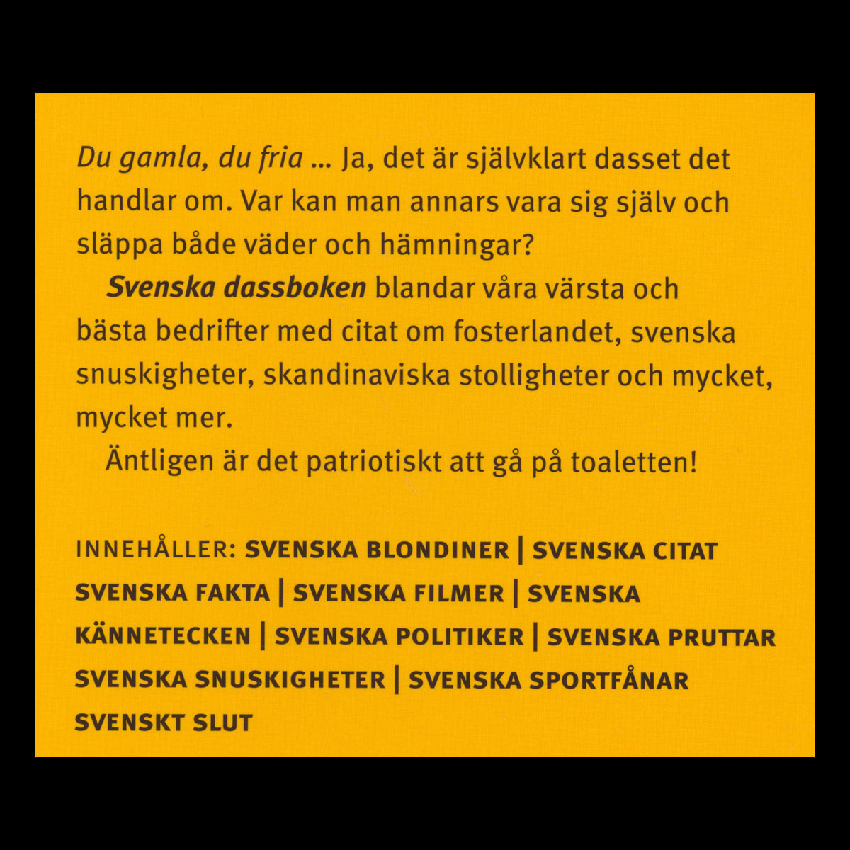 SVENSKA DASSBOKEN  - H03 - 4