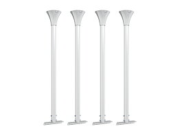 M Pro Series Enclosure - Floor to Ceiling Kit Large White