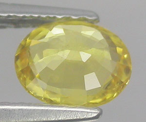 0.74 ct fantastiskt vacker naturlig top gul safir ädelsten - 2