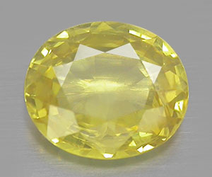 0.74 ct fantastiskt vacker naturlig top gul safir ädelsten