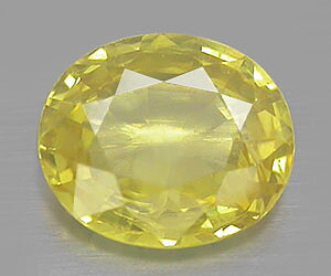 0.74 ct fantastiskt vacker naturlig top gul safir ädelsten