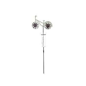 Regnmätare Cykel, grön/vinröd 26x105 cm