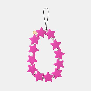 Mobil Strap - Stora Rosa Hjärtan