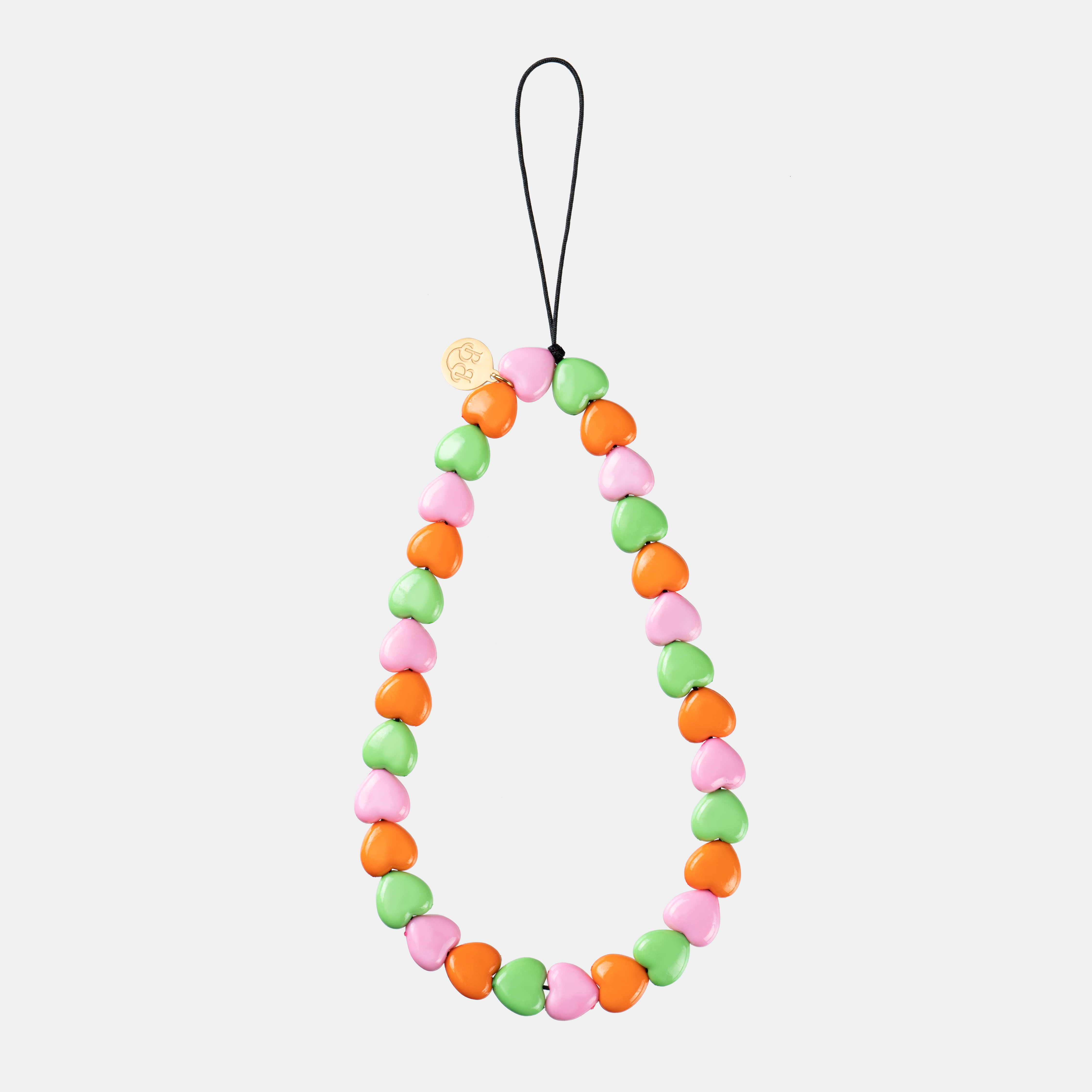 Mobil Strap - Hjärtan Orange/Rosa/Grön | Mobilskal & Mobilfodral BJORNBERRY