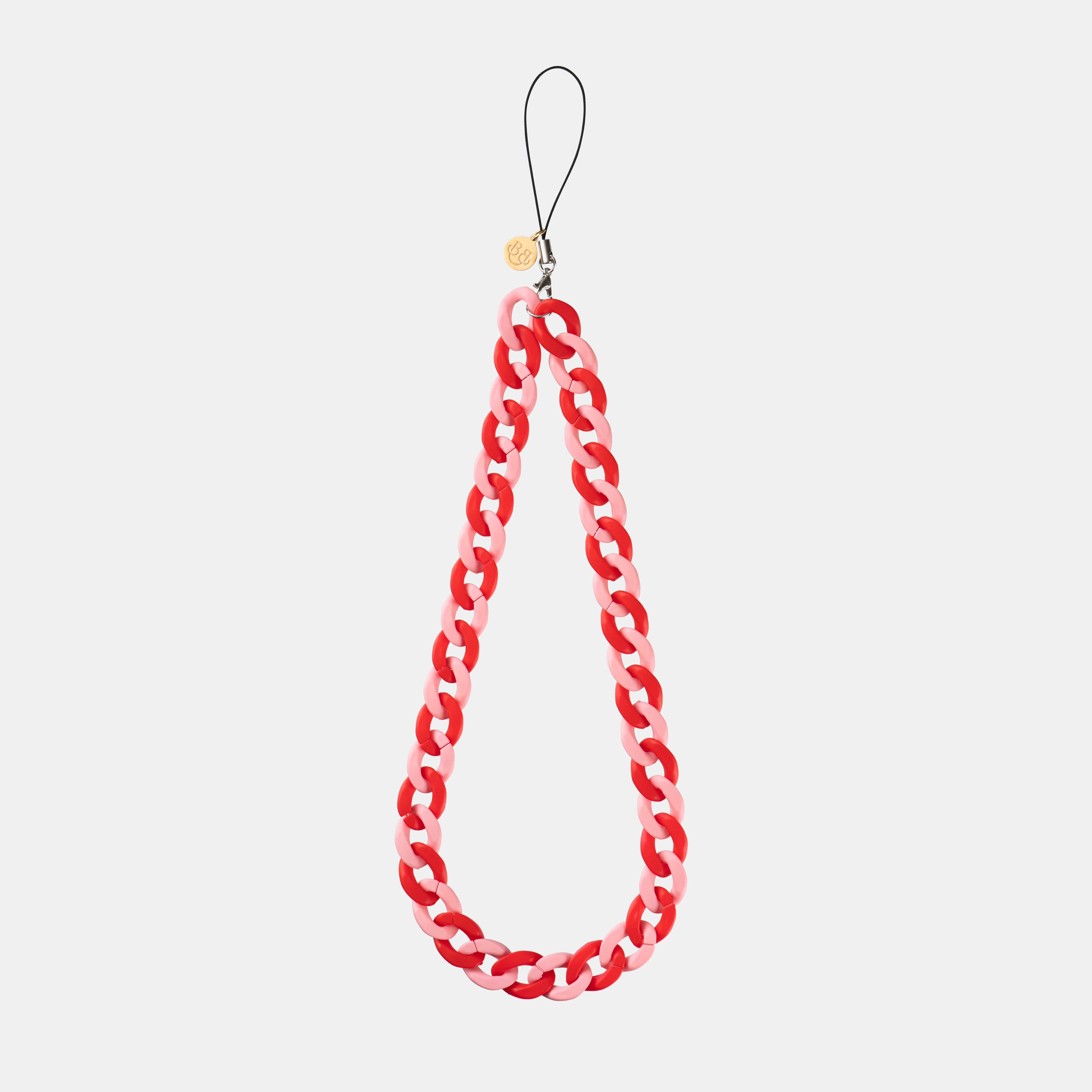 Mobil Strap - Kedja Rosa/Röd | Mobilskal & Mobilfodral BJORNBERRY