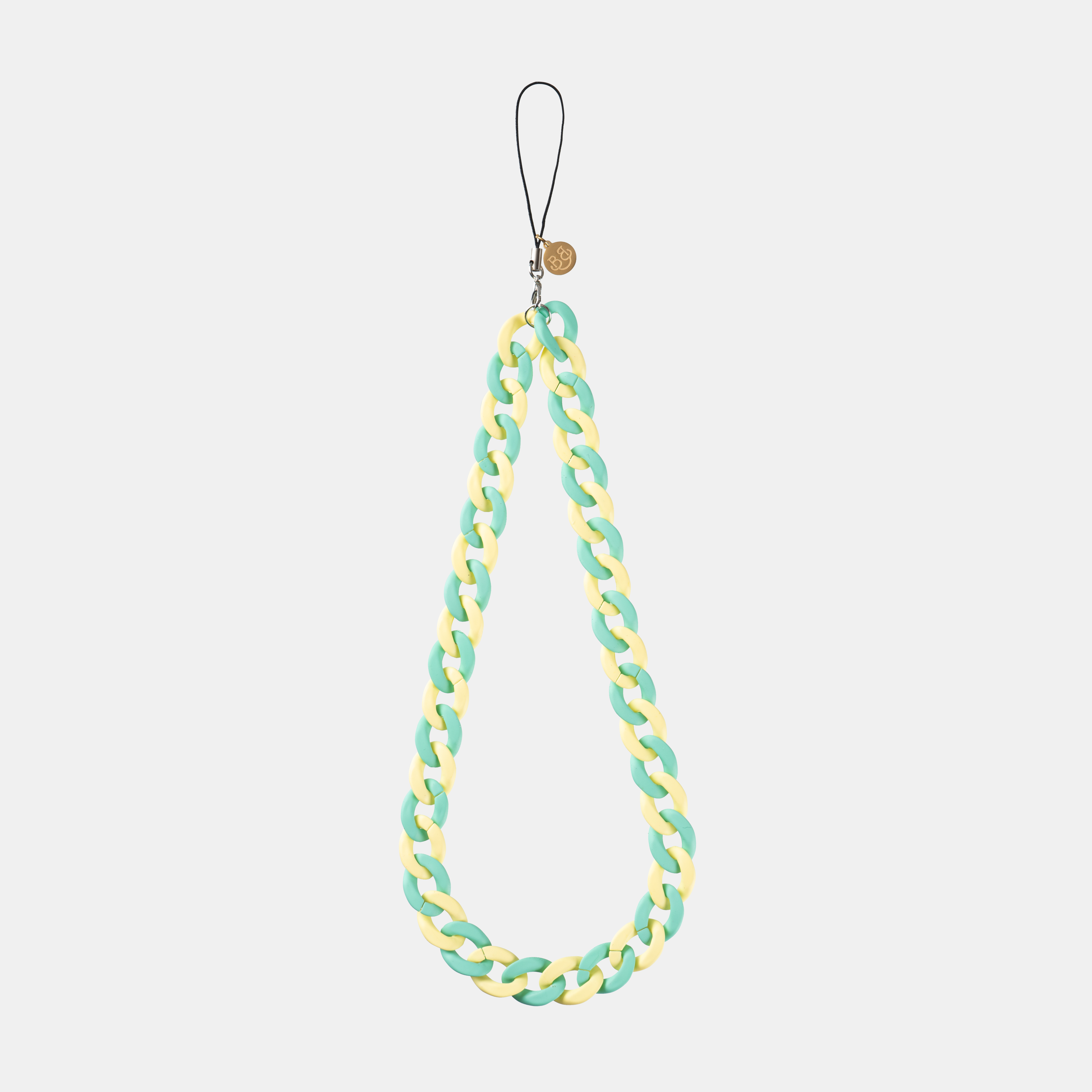 Phone Strap - Chain Green/Yellow