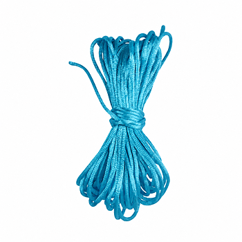 Satinsnöre rattail 2 mm – turkos