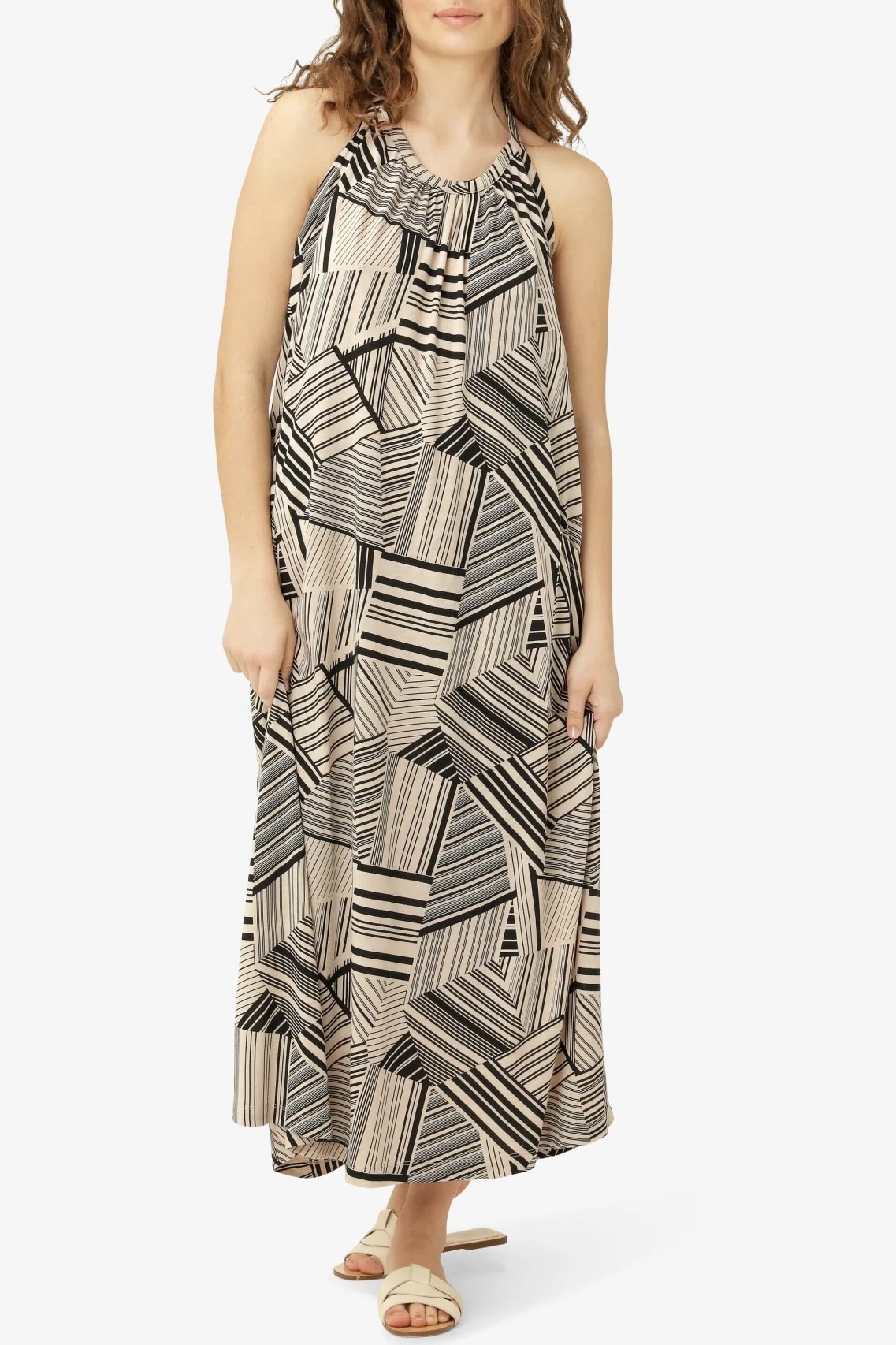 Noa Noa - Mena Maxi Dress Art Beige - 2