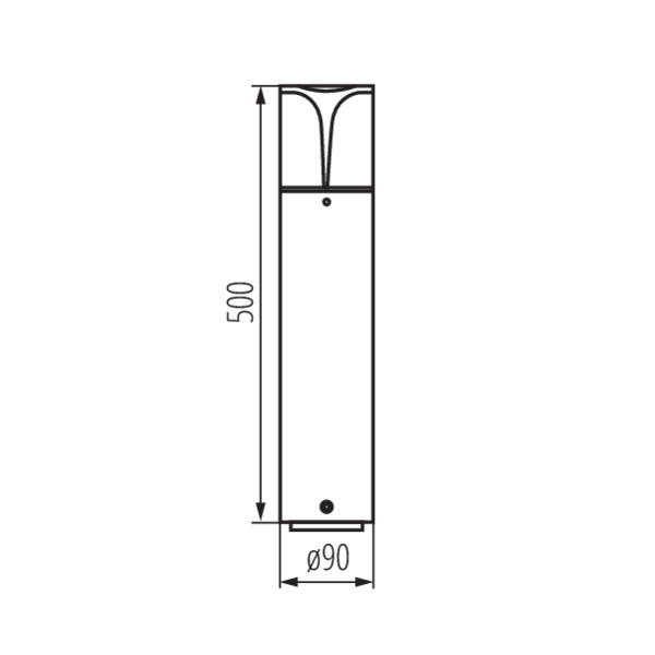 KANLUX PRESO Pollare 50 cm E27 - 3