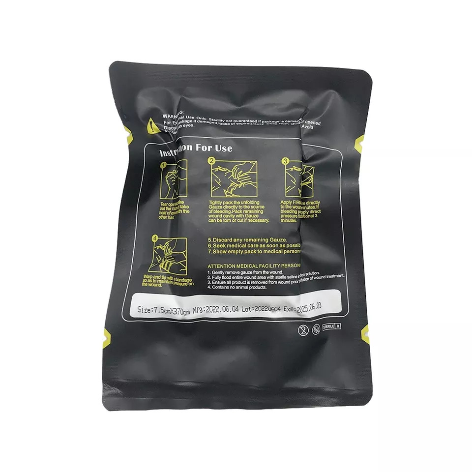 Combat Gauze - Hemostatiskt förband, Risen Medical - 2