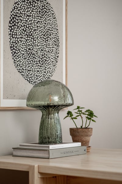 Lampa / Svamp / Grön