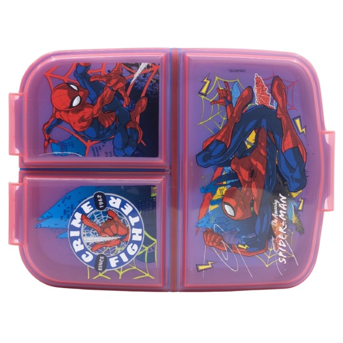 Spiderman Matlåda 3-fack Moving Target
