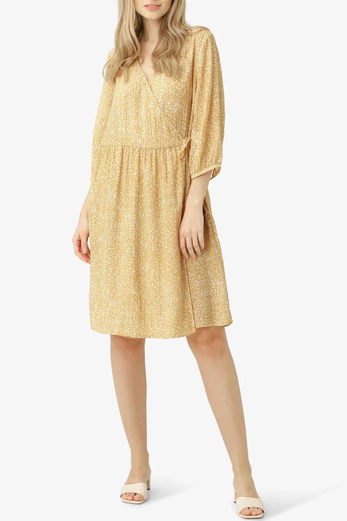 Noa Noa - Camille Wrap Dress Yellow