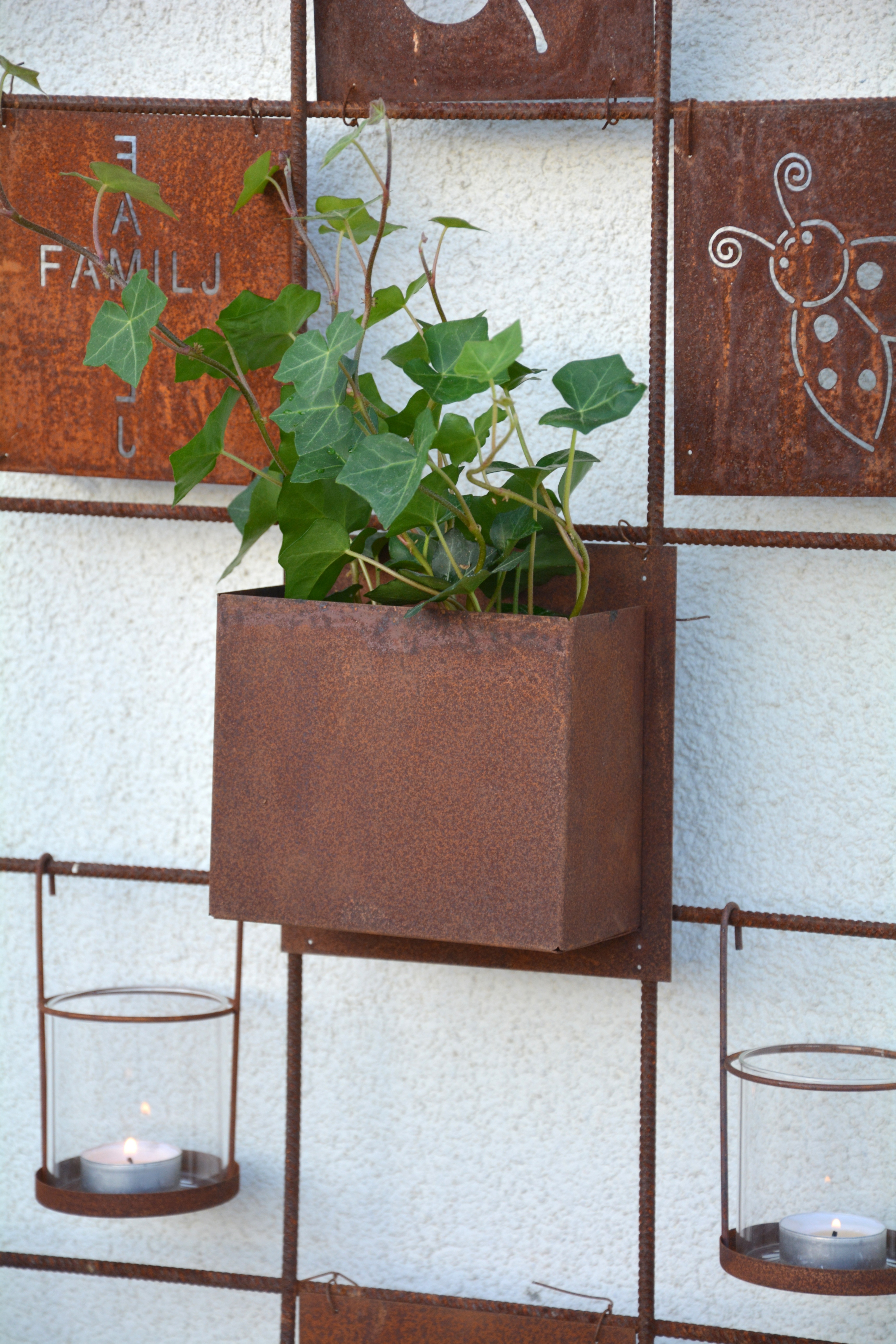 Rostig kruka till armeringsnät 16,5 cm