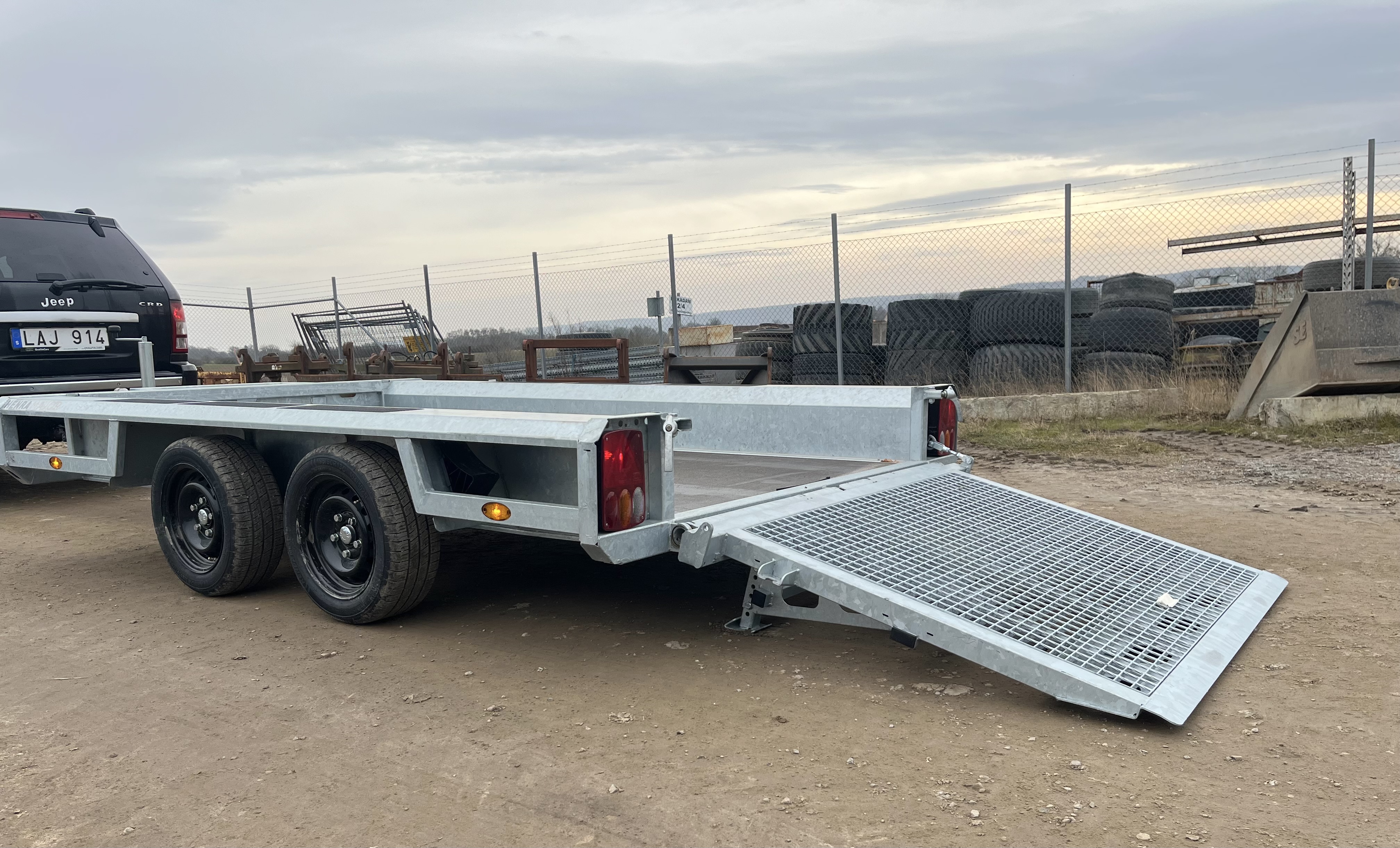 400 x 190 cm - Henra Maskintrailer - 4