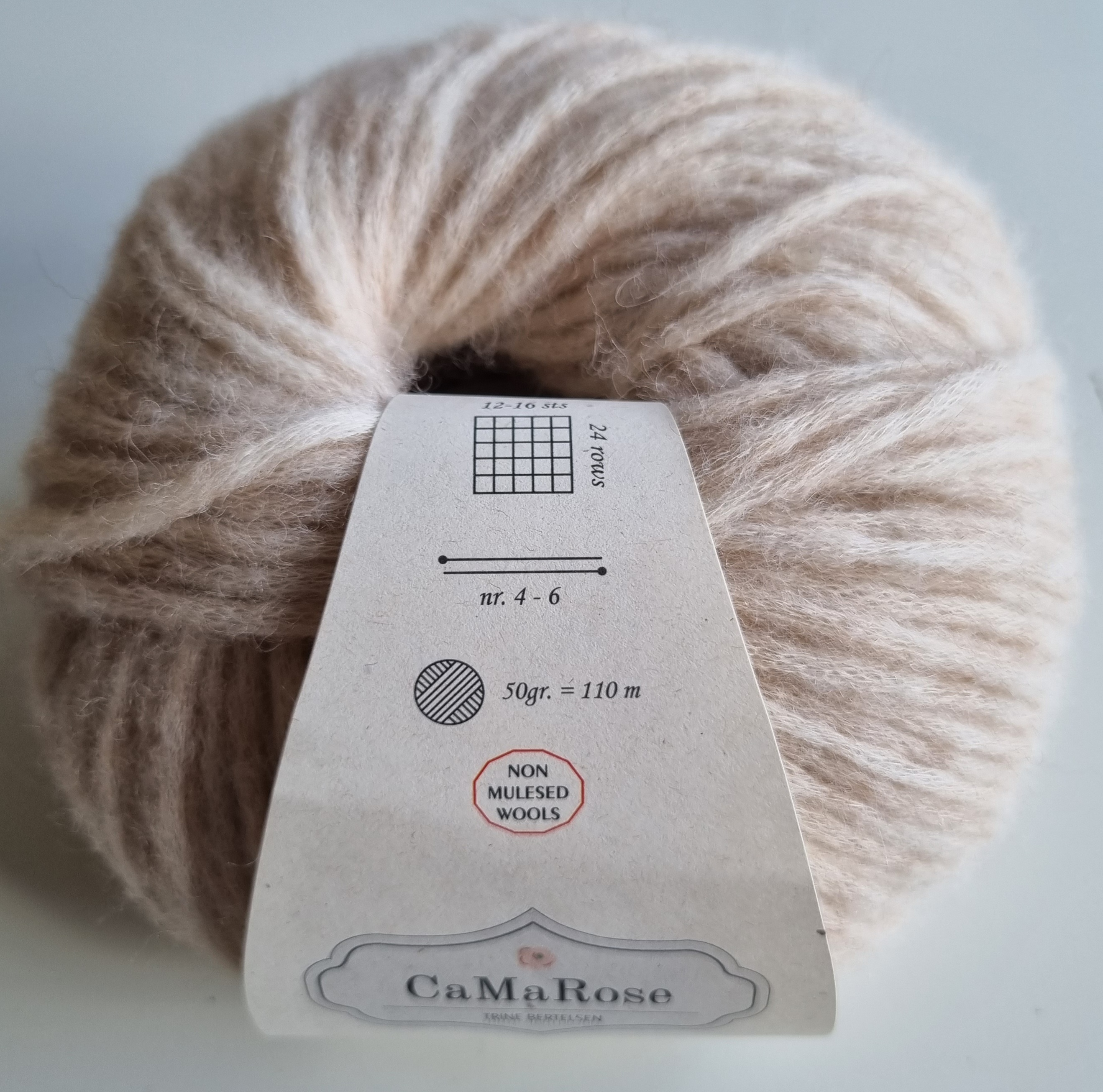 Snefnug Lysbeige CaMaRose - 2