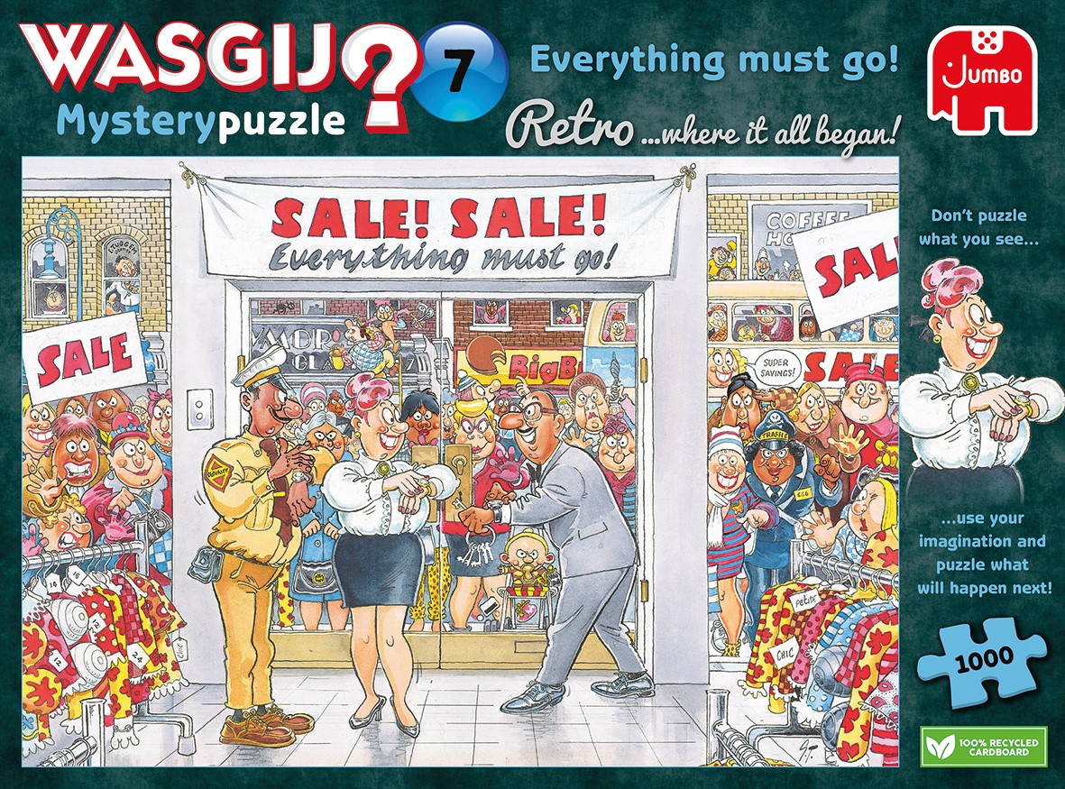 Jumbo Wasgij? Mystery Puzzle Everything must go 1000 palaa
