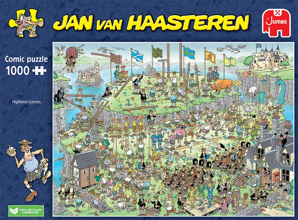 Jumbo Jan van Haasteren Comic puzzle Highland Games 1000 bitar