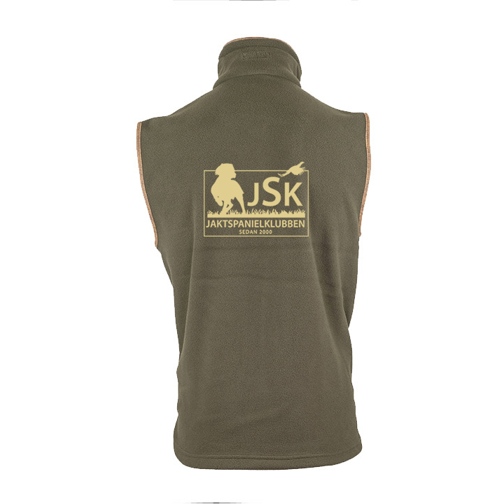 Fleeceväst unisex, 4 färger med JSK logga - 2