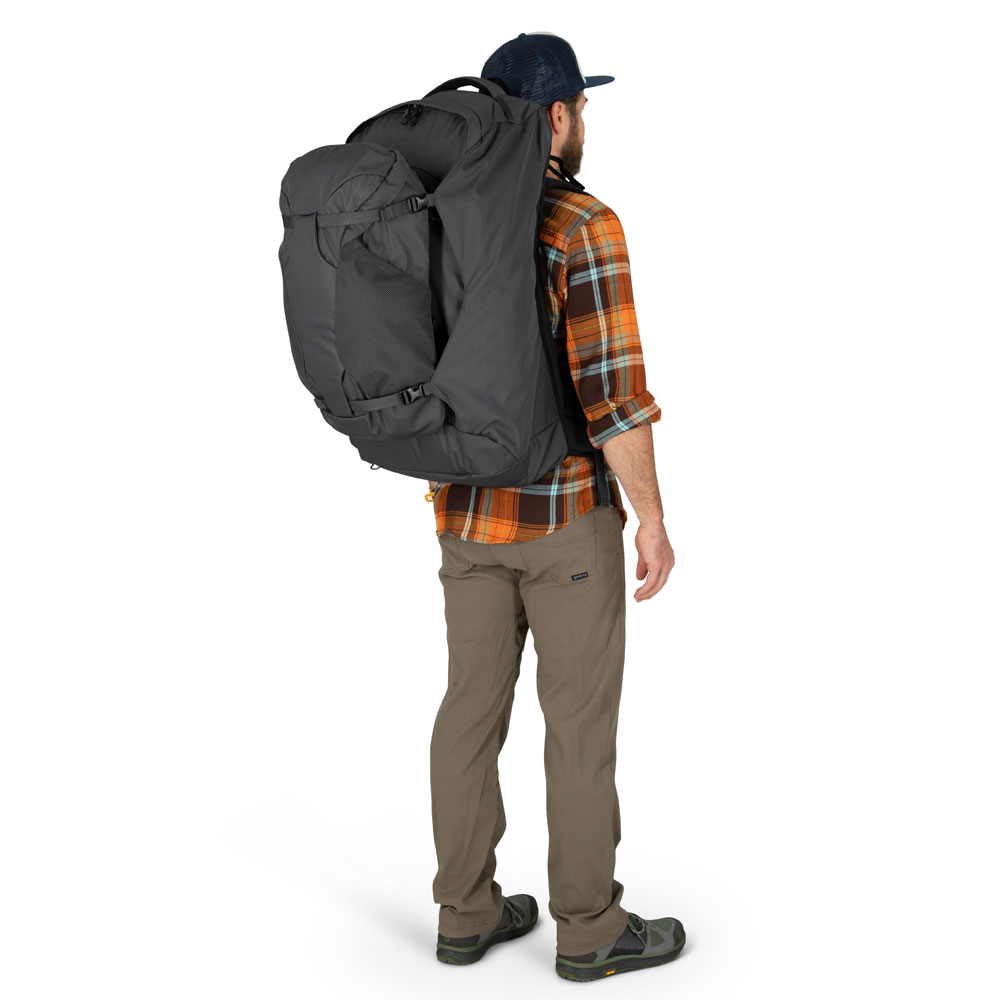 Reseryggsäck - OSPREY Farpoint 70 Tunnel Vision Grey - 6
