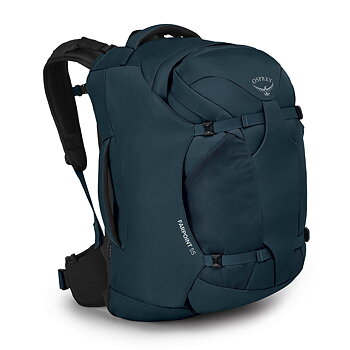 Reseryggsäck - OSPREY Farpoint 55 Muted Space Blue