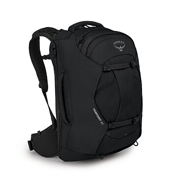 Reseryggsäck - OSPREY Farpoint 40 Black