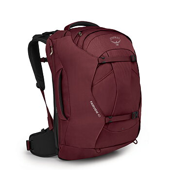Reseryggsäck - OSPREY Fairview 40 Zircon Red