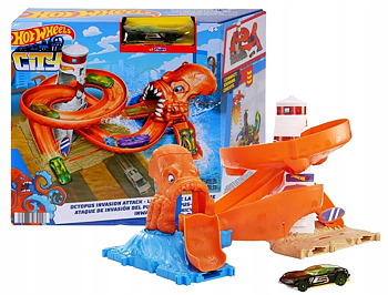 Hot Wheels City Octopus Invasion Attack