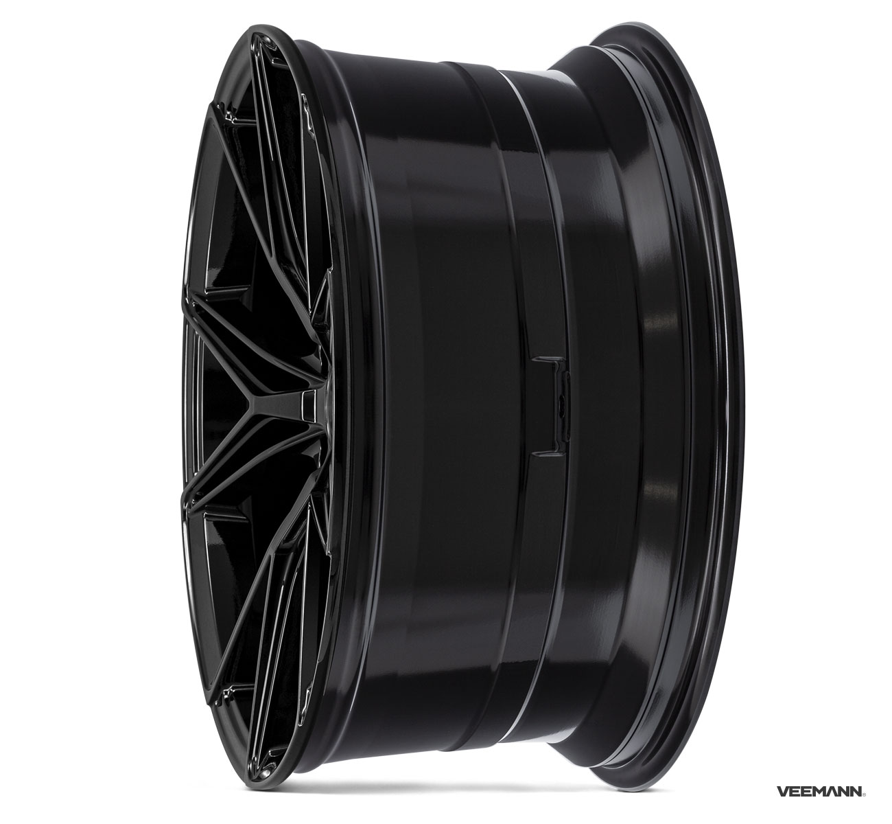 20" Veemann V-FS49 Gloss black 5/112  - 2