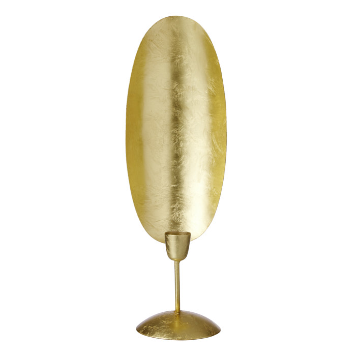 Candlestick - Gold - Oval - 45x14 cm - 5