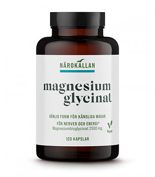 Magnesiumglycinat 120 kapslar Närokällan