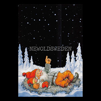 SER DU STJÄRNAN No: 214 - 60214 - Julkort Trollkort Rolf Lidberg - 915