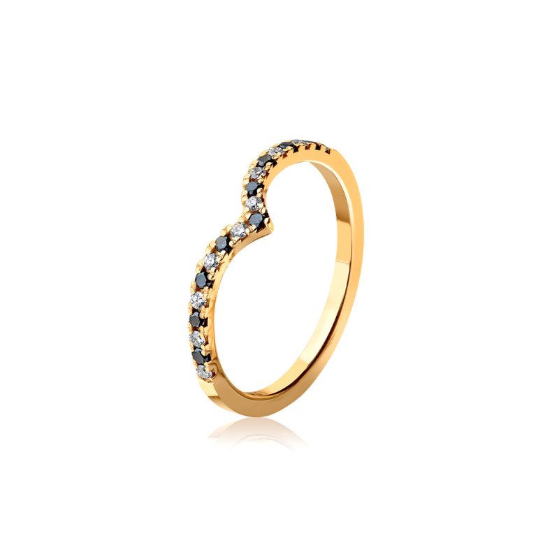 Ring Betty diamanter guld 18 karat 